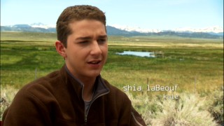 Against a colorful rural backdrop, Shia LaBeouf comments on "The Making of 'Disturbia'."