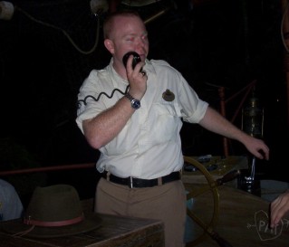 Josh was our first and best Jungle Cruise skipper. Despite the red eyes, he was a pretty nice and charming chap.