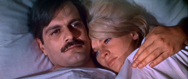 Adulterous protagonists Yuri (Omar Sharif) and Lara (Julie Christie) cuddle in bed, earning "Doctor Zhivago" seventh place on AFI's "100 Years... 100 Passions" countdown.