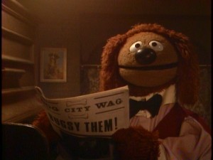 Rowlf the Dog supplies jokes, narration and, of course, some piano-playing.