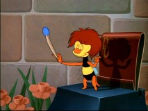 Buzz-Buzz conducts a symphony via Donalds radio in "Slide, Donald, Slide."