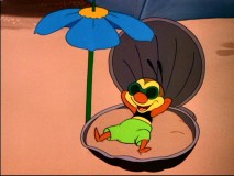 Buzz-Buzz enjoys his five seconds of peace before Donald invades his territory in "Bee at the Beach."