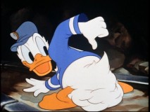 Donald works the gold mine.