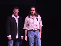 Lund and West introduce their film to much excitement at the May 2005 premiere in L.A.'s Alex Theater.