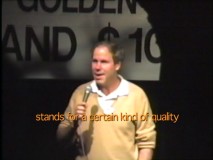 Michael Eisner speaks to animators in this home video footage from a party for "Beauty and the Beast."