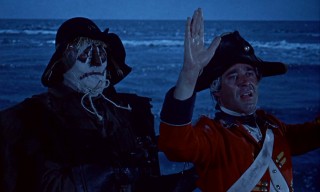 This sweaty-palmed naval officer never had a chance against The Scarecrow in this blue-tinted shore scene.