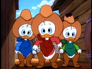 If you did, then the triplets say, in the spirit of the West, "Thank y'all, pardner!"