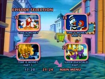 Disc 3's Episode Selection menus demonstrate how the TV movies are presented as episodes.