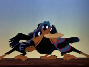 Often accused of having racist overtones, this scene is perhaps Disney's most controversial, yet unlike "Song of the South", it is widely available on home video.