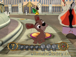 Your favorite Disney Dog is waiting for you in the streets of London. Spin the wheel to see where you land next!