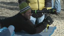 Director D.J. Caruso plans his split-second shot ahead of time in "Road Trip."