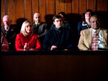 Gary serves as foreman of a jury in a 12 Angry Men-ish episode.