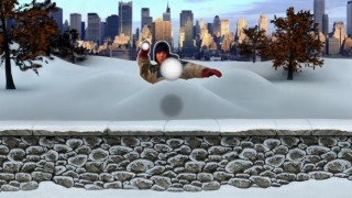"Snowball Fight" is simple but fun. What more can you ask of a DVD set-top game?