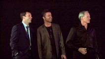 Jonny Lee Miller, George Michael, and Victor Garber are great friends.