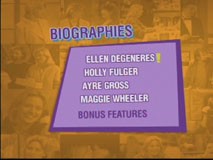 Biographies Menu