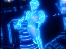 Sci-Fi! "Tron" gets its moment in the Disney Sci-Fi montage that's set to a hip dance beat.