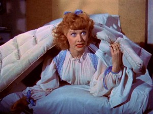 Lucille Ball supplies the kind of comedic brilliance (in Technicolor!) that would make her one of the biggest sitcom stars of the '50s (or any time) on "I Love Lucy."