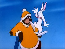 "The Bear and the Hare" is one of two MGM Barney Bear cartoon shorts included on this set.
