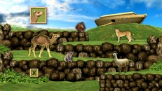 Matching the picture to the creature is the easy part of the Animal Roundup Game.