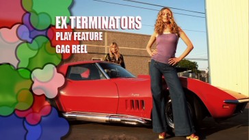 There's no scene selection, subtitles, just a single luxury... Exterminators' main menu is as primitive as can be.