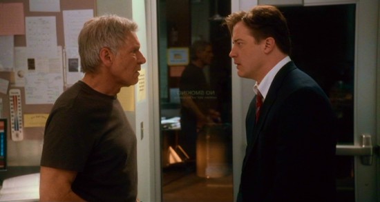 Dr. Stonehill (Harrison Ford) and John Crowley (Brendan Fraser) don't always get along, but their different perspectives aren't enough to keep them from being friends.