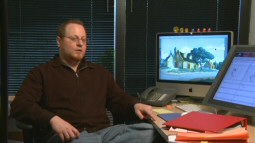 Director Greg Colton explains the challenges of translating "Family Guy" into a distinctive and convincing Disney style in "The Road to Road to the Multiverse."