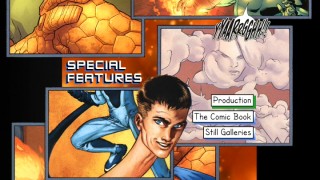 Disc 2's menus clearly go for that comic book motif.