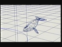 "Creating Pines of Rome" looks at some of the computer effects of the whales, shown here in grid form.