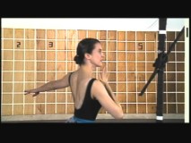 A live-action reference ballerina performs some steps for inspiration in "Creating Piano Concerto No.2."