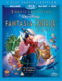 Fantasia & Fantasia 2000: 2 Movie Collection Blu-ray + DVD cover art -- click to buy combo from Amazon.com