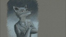 This piece of concept art of our lead hero is one of many shown in "The Look of 'Fantastic Mr. Fox'."