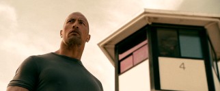 The film opens with its driver protagonist (Dwayne Johnson) released from prison and ready for revenge.