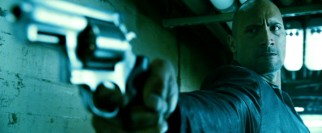 Dwayne "The Rock" Johnson thirsts for justice in the revenge thriller "Faster."