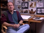 Veteran Disney animator Glen Keane appears in front of storyboards depicting his standout contribution to the movie in "Passing the Baton."
