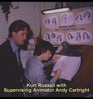 Don't mess up, kid. Kurt Russell's behind you! I'm not kidding. Yes, Dexter Riley. I swear!