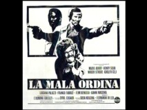The original Italian movie poster that became the box cover image for this DVD collection is seen in the brief photo gallery for "La Mala Ordina" ("The Italian Connection.").
