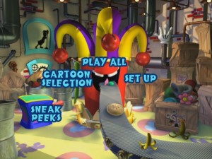 The creative Funny Factory With Donald main menu