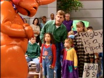 With a little help from Joey, Michelle, Denise, Stephanie, and friends stand up to Rigby the Rhino, first class ripoff.
