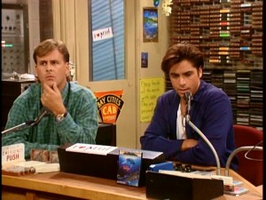 Radio Renegades, Teen Talk, Yakkin' With Youth... these clever titles all refer to different aspects of Joey and Jesse's latest business venture, a call-in radio talk show seen in two Season 7 episodes.