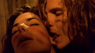 The primal scene for which "Fire on the Amazon" is best remembered (the very one that made an R rating unobtainable) involves body paint and licking.