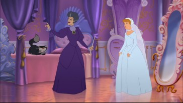 Lady Tremaine's possession of the wand sets forth the twist in time that forms the subtitle of "Cinderella III."