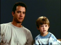 Tom Hanks gets little Haley Joel Osment to open up and look forward in 5-year-old Osment's screen test.