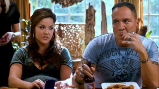 You might not suspect it, but hick relatives Susan (Katy Mixon) and Denver (Jon Favreau) put on quite the Taboo show.
