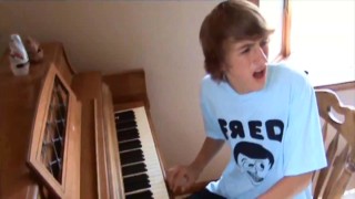 Fred takes a break from songwriting to be scolded at by his unseen mother in the 'classic' short "Fred Stalks Judy."