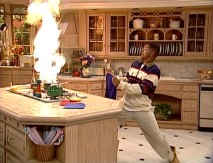 The sixth season begins with Will doing battle with flamb flames. Though the fire wins, the damage is quickly repaired.