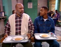 Phil and Will's jail cell meal is far from the 4-stuffing feast they were looking forward to in the Thanksgiving two-parter "There's the Rub."