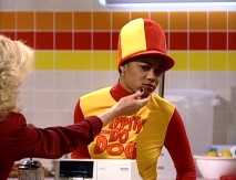 While working at a food court Dippity Do Dog, Ashley (Tatyana M. Ali) gets discovered by an important modeling agent.
