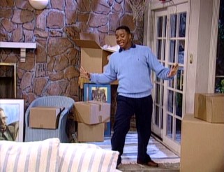 Carlton Banks (Alfonso Ribeiro) performs his signature "It's Not Unusual" dance one last time in the closing moments of the series finale.