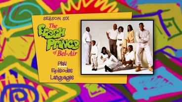 A shot of the eight regular cast members with which the show ended adorns each disc's main menu, which pays tribute to the show's graffiti title design.