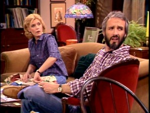 Elyse (Meredith Baxter Birney) and Steven are a bit perplexed by something.